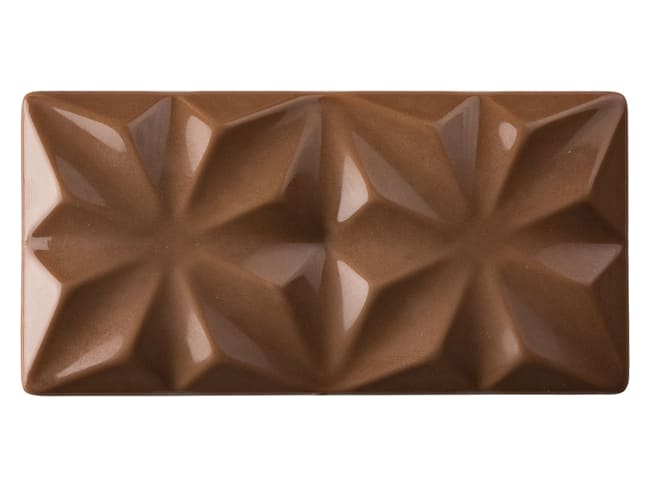 Chocolate Mould "Edelweiss" - 3 bars - By Vincent Vallée - Pavoni