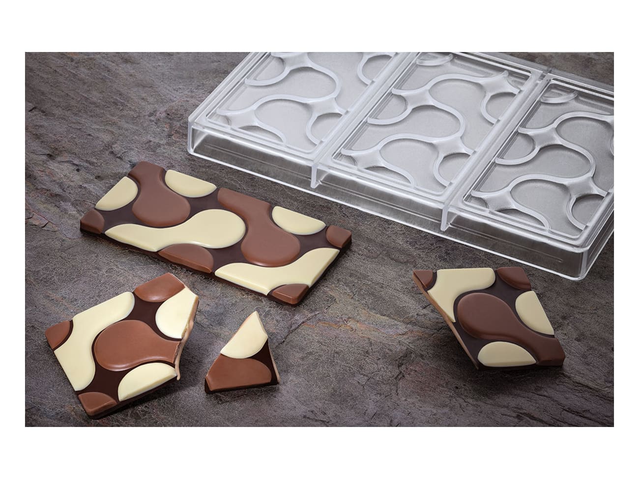 Pavoni PC5029 Polycarbonate Chocolate Bar Mold Hexa by Vincent Vall