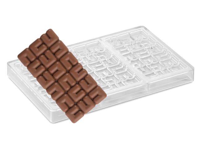 Chocolate Mould "Ola" - 3 bars - Pavoni