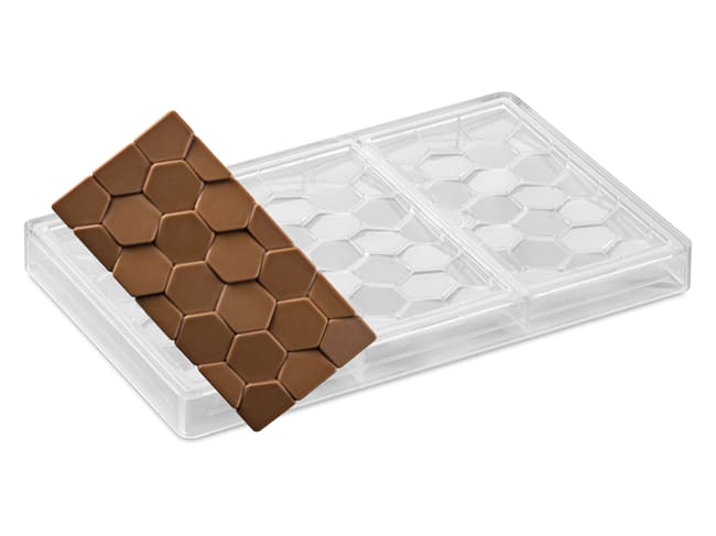 Chocolate Mould "Pave" - 3 bars - Pavoni