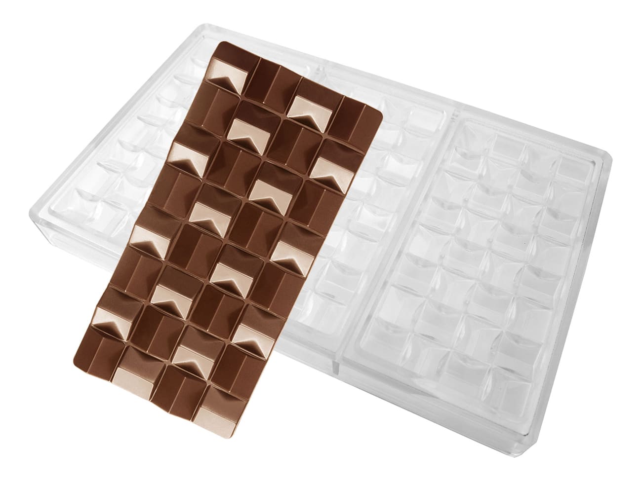 Square Chocolate Mould Candy Tray Jelly polycarbonate injection