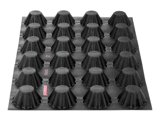 Briochettes Mould Fiberform - 60 x 40cm - Ø 8cm (24 cavities) - marque/pavoni