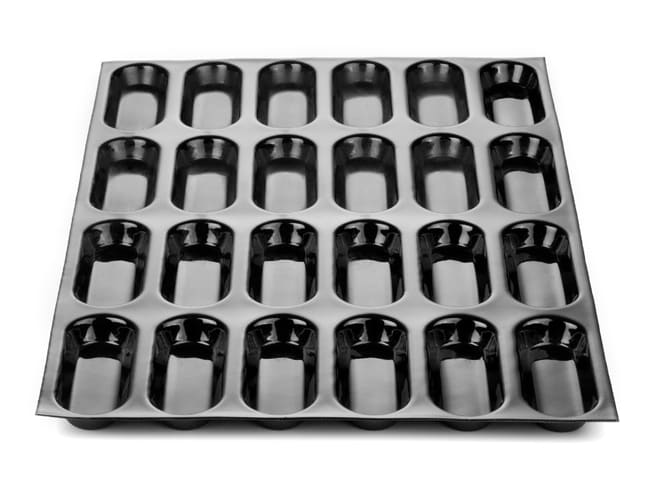 Eclair Mould Fiberform - 60 x 40cm - 13 x 5 cm(24 cavities) - marque/pavoni