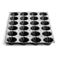 Fiberform Mini Brioche Mould - 60 x 40cm - Ø 8cm (24 cavities) - Pavoni