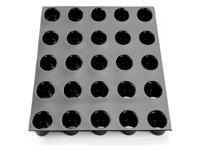 Fiberform Ovals Mould - 60 x 40cm - 7 x 5cm (25 cavities) - Pavoni