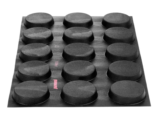 Quiche Mould Fiberform - 60 x 40cm - Ø 10,5 x ht 2 cm(15 cavities) - marque/pavoni