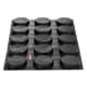 Quiche Mould Fiberform - 60 x 40cm - Ø 10,5 x ht 2 cm(15 cavities) - marque/pavoni