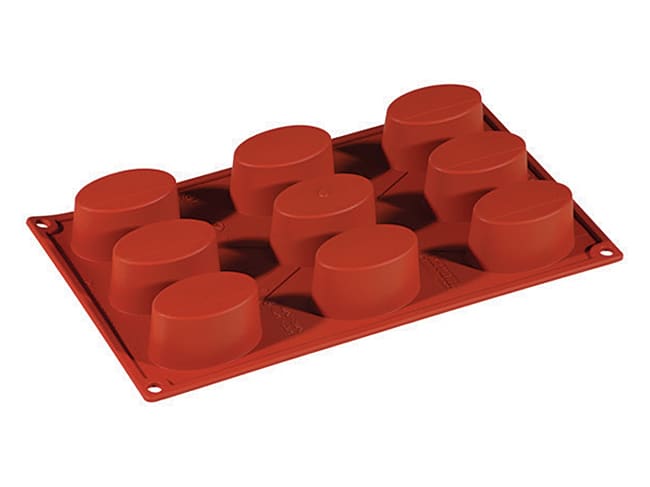 Formaflex Silicone Mould - 9 Oval Shapes - 30 x 17cm - Pavoni