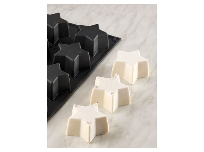 Individual Silicone Mould - 20 stars - 60 x 40cm - Pavoni