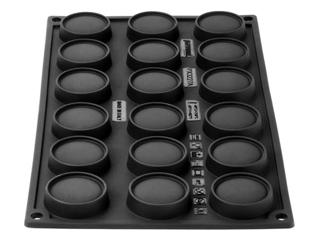 Mini Macaron Silicone Mould Kit - 2 Pieces - Pavoni