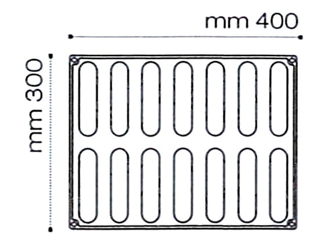 Pavoflex Silicone Mould - 14 Pastel Rectangles - 40 x 30cm - Pavoni