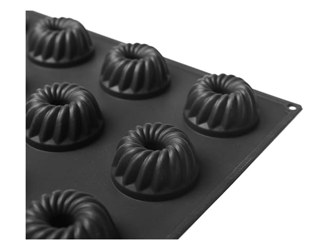 Pavoflex Silicone Mould - 24 Kugelhopf Shapes - 60 x 40cm - Pavoni