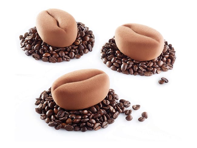 Pavoflex Non-Stick Silicone Mould - 12 Coffee Beans 40 x 30cm - Pavoni