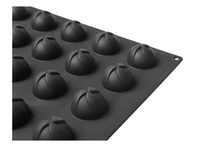 Pavoflex Non-Stick Silicone Mould - Mini Domes - 60 x 40 cm - Ø 4 x ht 2.7cm (54 cavities) - Pavoni