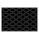 Pavoflex Non-Stick Silicone Mould - 25 Ovals 8.5 x 5 x ht 4.3cm - Pavoni