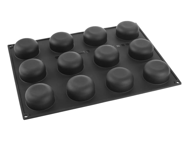Pavoflex Silicone Mould - 12 Planet Round Shapes - 40 x 30cm - Pavoni