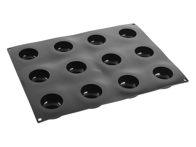 Pavoflex Silicone Mould - 12 Planet Round Shapes - 40 x 30cm - Pavoni