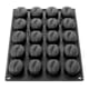 Pavoflex Silicone Mould - 20 small coffee beans - 30 x 17.5cm - Pavoni