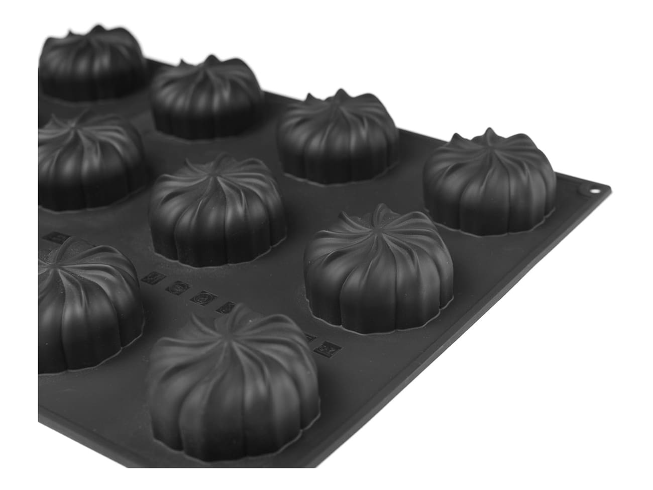 Pavoflex Silicone Mould - 12 Twister swirls - 40 x 30cm - Pavoni ...