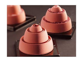 Pavoflex Non-Stick Silicone Mould - 24 Tiered Domes Ø 7 x ht 5cm