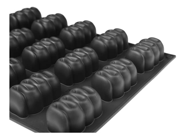 Pavoflex Silicone Mould - 15 Zigzag Shapes - 40 x 30cm - Pavoni