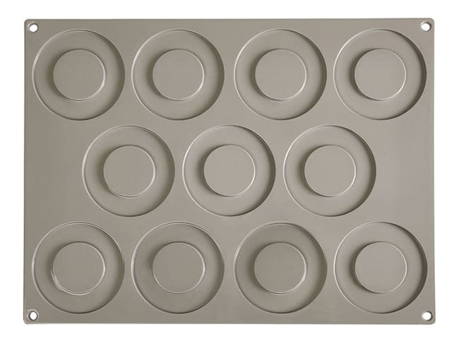 Pavoni Gourmand Silicone Mould - 11 Small Rings - Pavoni