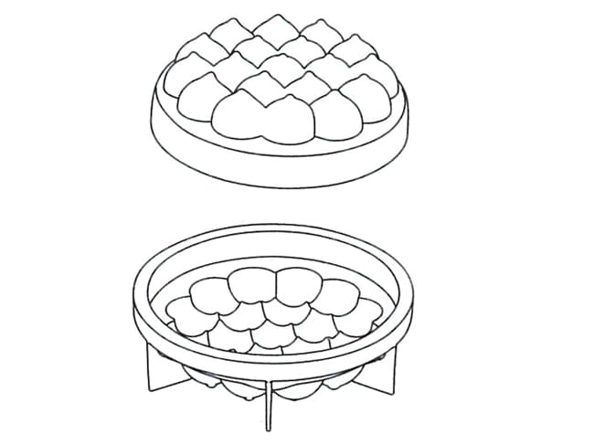 Pavoni Puffy Silicone Mould - Ø 18cm - Pavoni