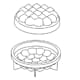 Pavoni Puffy Silicone Mould - Ø 18cm - Pavoni