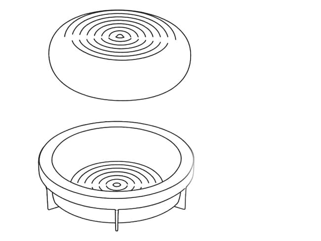 Pavoni Top Silicone Mould - Ø 18cm - Pavoni