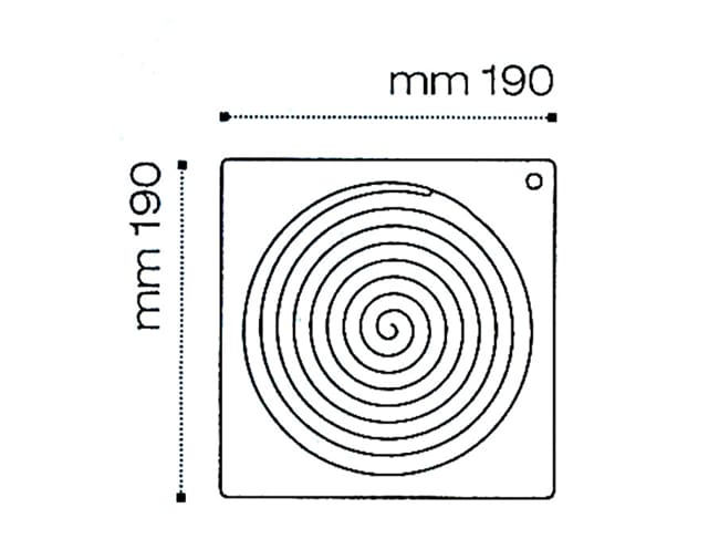 Ipnosi Silicone Mould - Ø 16cm - Pavoni