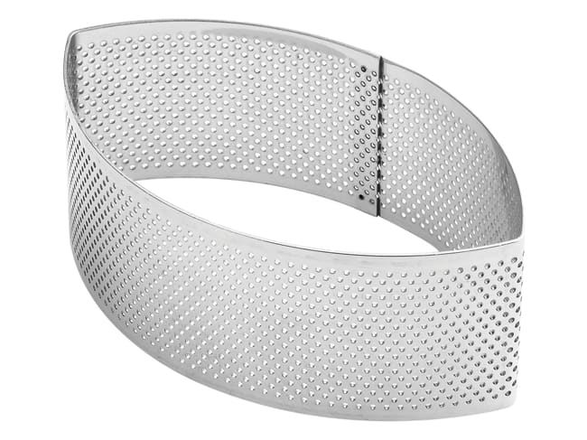 Calisson Perforated Baking Ring - for flaky pastry - 12.5cm x H 4.5cm - Pavoni