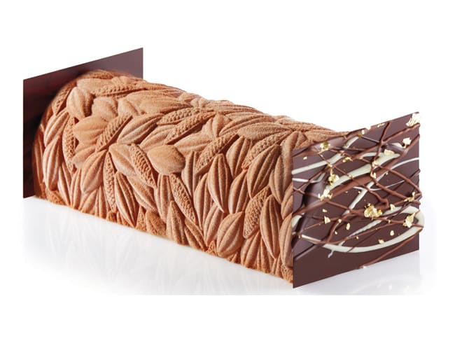 Silicone Relief Mat, cocoa pod pattern - Pavoni