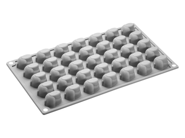 Acorn Silicone Mould Mat - 35 Cavities - 30 x 17.5cm - Pavoni