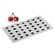 Cherry Silicone Mould Mat - 35 Cavities - 30 x 17.5cm - Pavoni