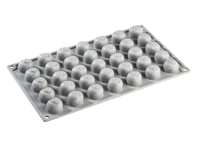 Cherry Silicone Mould Mat - 35 Cavities - 30 x 17.5cm - Pavoni