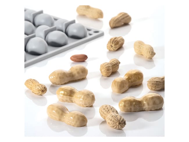 Peanut Silicone Mould Mat - 24 Cavities - 30 x 17.5cm - Pavoni