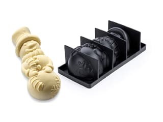 Frosty Silicone Yule Log Mould