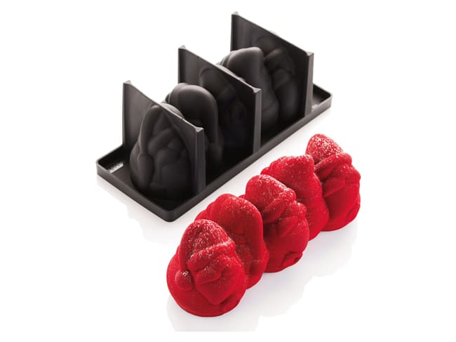 Silicone Yule Mould - Santa Log - 25 x 8 cm - Pavoni