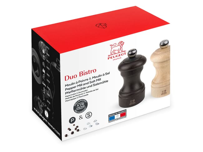 Bistro Salt & Pepper Mill Set - 10cm - Peugeot