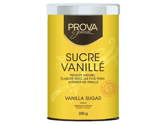 Vanilla Sugar - with Bourbon Vanilla Extract - 250g - Prova Gourmet