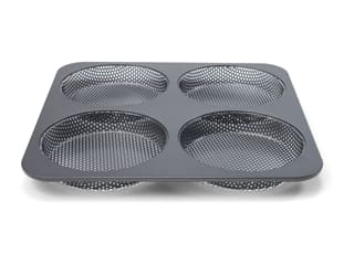 Perforated 4 Burger Bun Tray