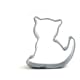 Stainless Steel Cat Cookie Cutter - 6cm - Patisse