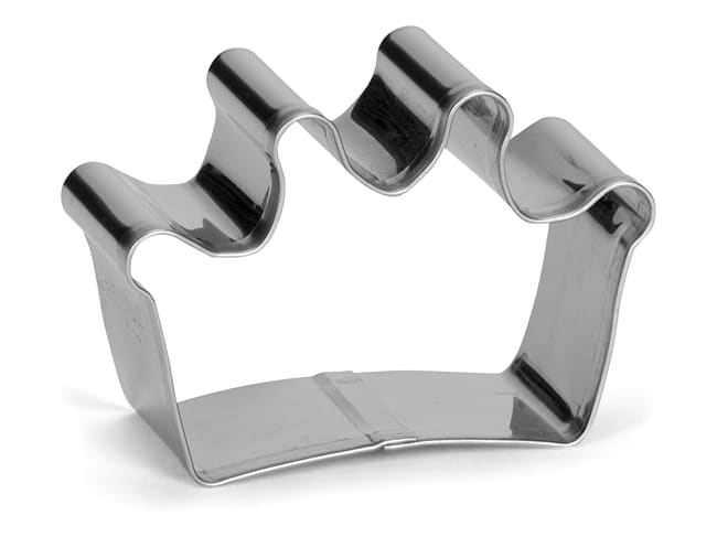 Stainless Steel Crown Cookie Cutter - 6cm - Patisse
