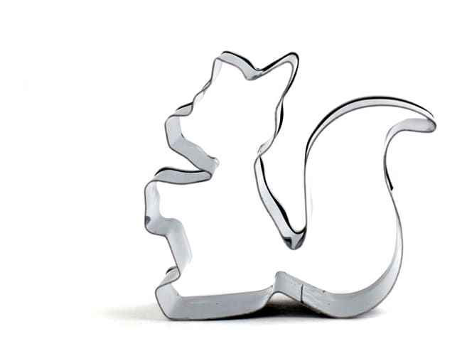 Stainless Steel Squirrel Cookie Cutter - 5.5cm - Patisse
