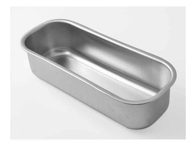 Stainless Steel Loaf Cake Pan - Steel Pan - 25 x 11 x 7cm - Patisse