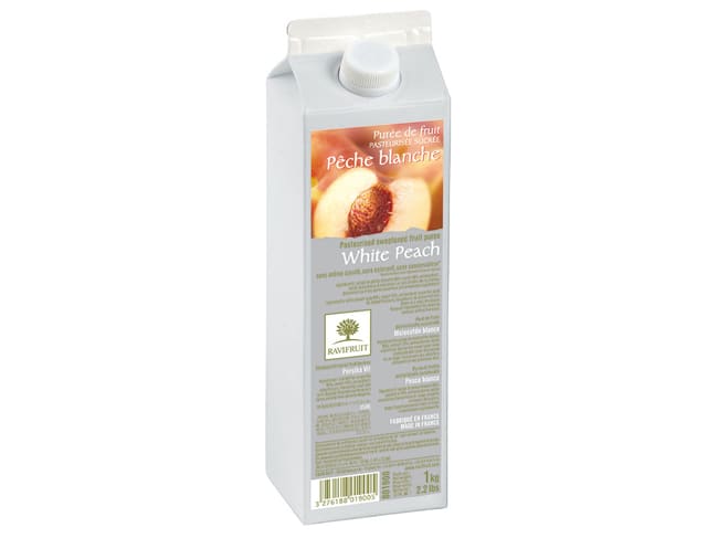 White Peach Puree - 1kg - Ravifruit