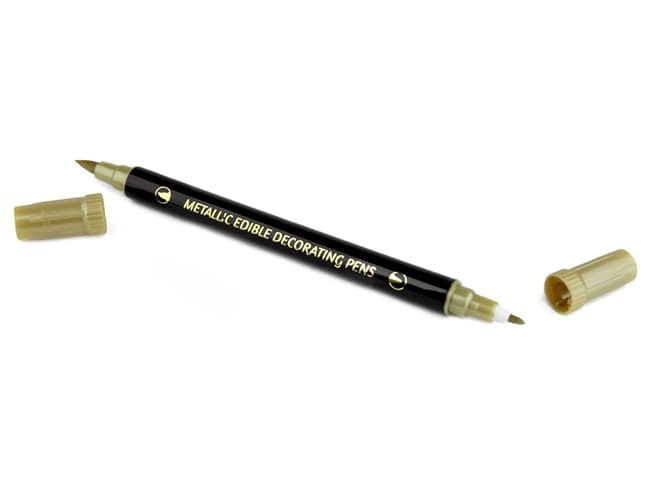 Gold Dual Tip Food Colouring Pen