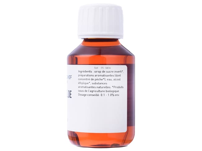 Organic Peach Flavouring - Water soluble - 58ml - Selectarôme