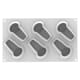 Silicone Mould - 6 babas - 30 x 17,5 cm - Silikomart