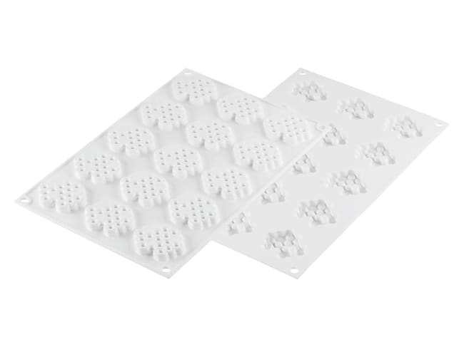 Honeycomb Silicone Mould - 15 cavities - 30 x 17,5 cm - Silikomart